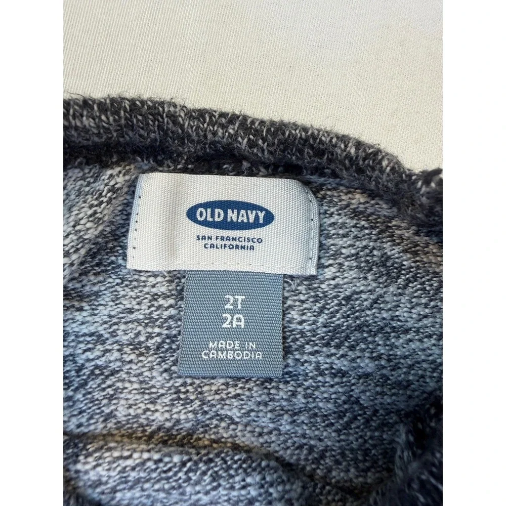 Toddler Boys Old Navy Wild One Holiday Ranglan Heathered Sweater‎ - Sz 2T